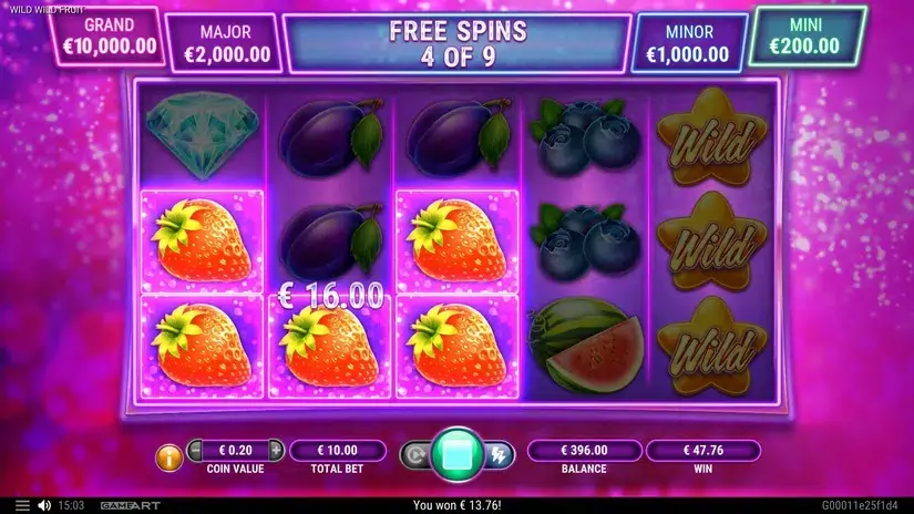 Wild Wild Fruit slot screenshot 7
