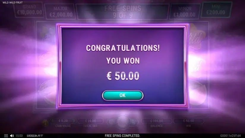 Wild Wild Fruit slot screenshot 8