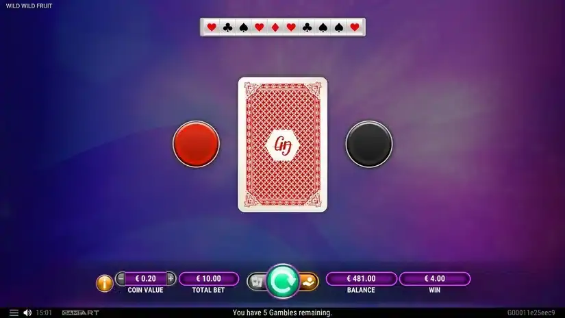 Wild Wild Fruit slot screenshot 3