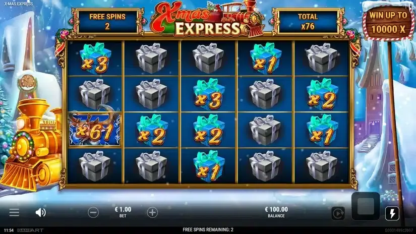 X-mas Express slot screenshot 5