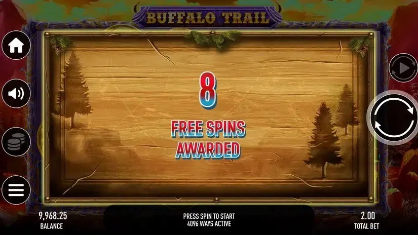 Buffalo Trail slot screenshot 4