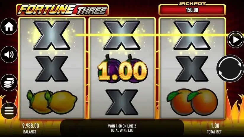 Fortune Three slot screenshot 2