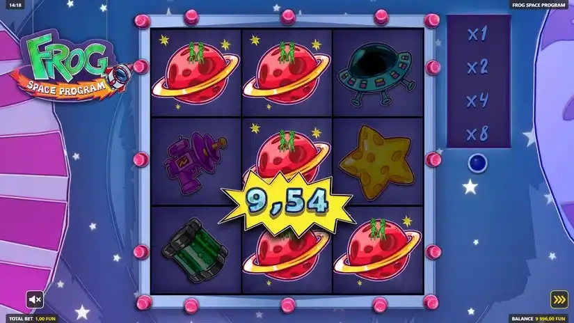 Frog Space Program slot screenshot 2