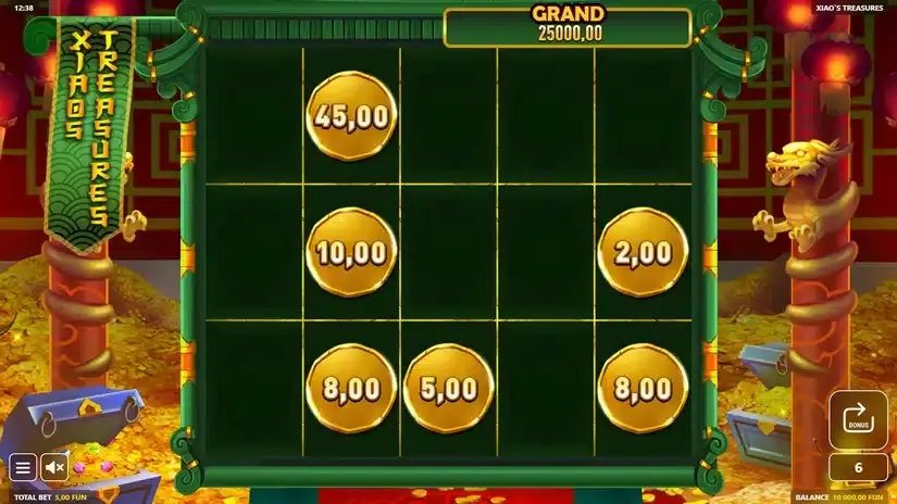 Xiao’s Treasures slot screenshot 2
