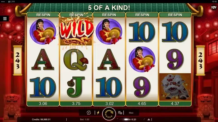 Dragon Dance slot screenshot 2