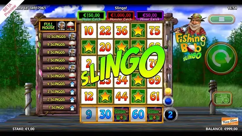 Slingo Fishing Bob slot screenshot 4