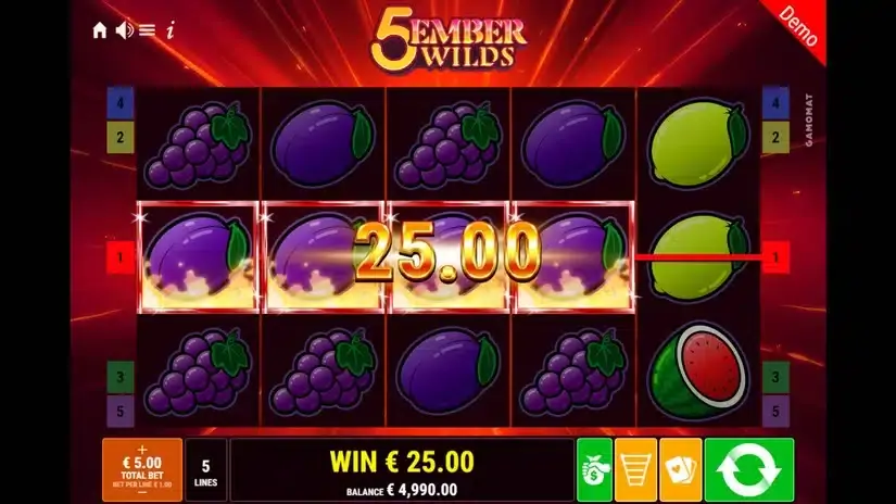 5 Ember Wilds slot screenshot 1