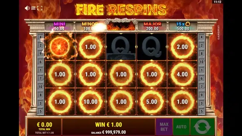 Divine Fire slot screenshot 3