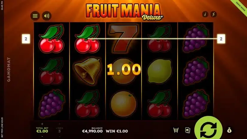 Fruit Mania Deluxe slot screenshot 2