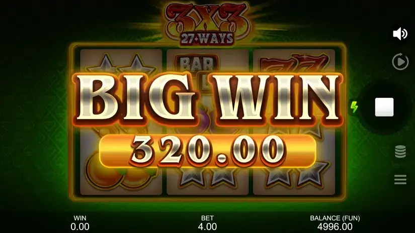 3X3: 27 Ways slot screenshot 4