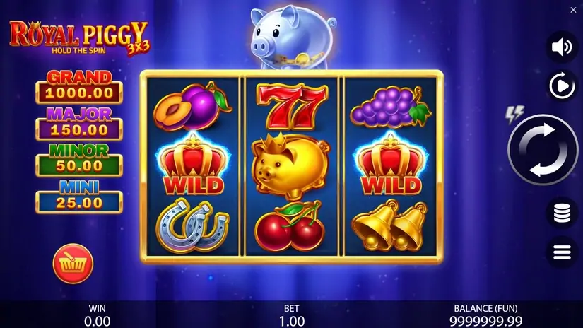 3×3 Royal Piggy: Hold The Spin slot screenshot 1
