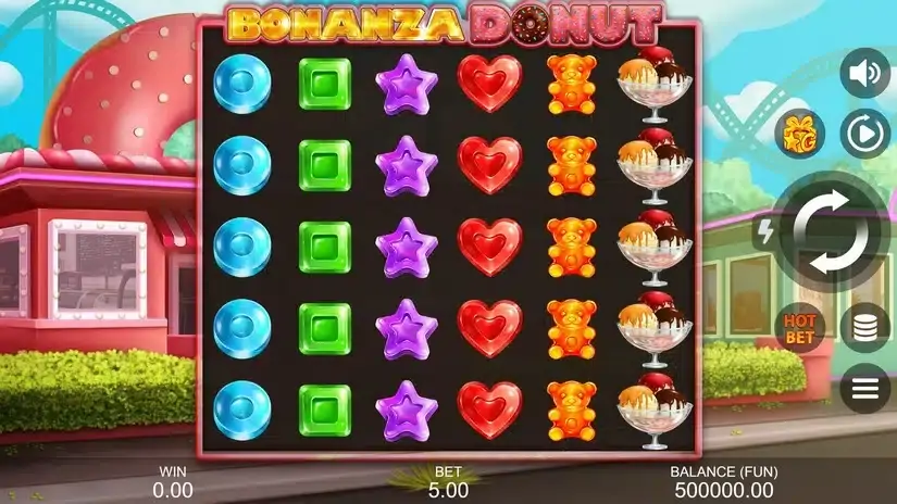 Bonanza Donut slot screenshot 1