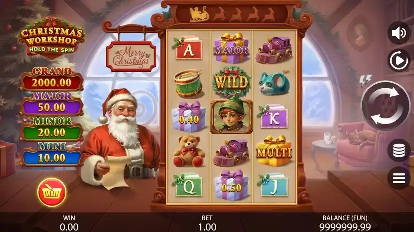 Christmas Workshop: Hold the Spin slot screenshot 2