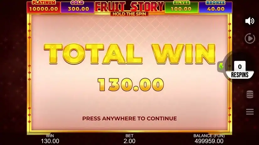 Fruit Story: Hold The Spin slot screenshot 