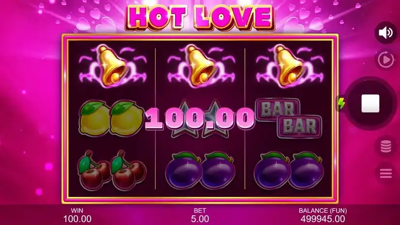Hot Love slot screenshot 4