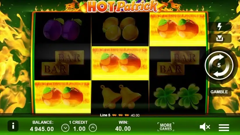 Hot Patrick slot screenshot 4