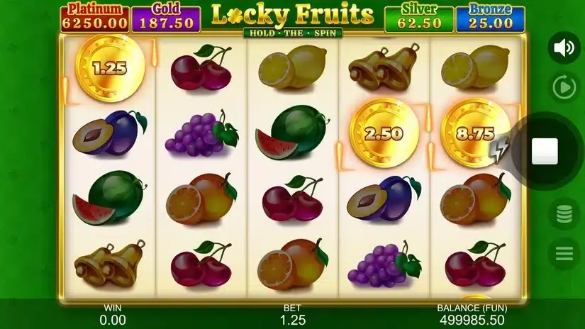 Locky Fruits: Hold the Spin slot screenshot 2
