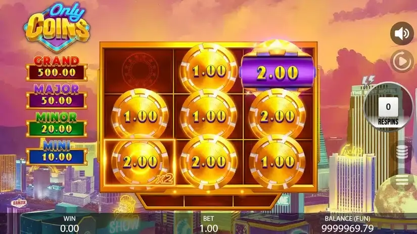 Only Coins slot screenshot