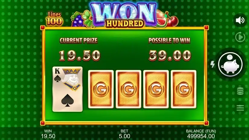 Won Hundred slot screenshot 3