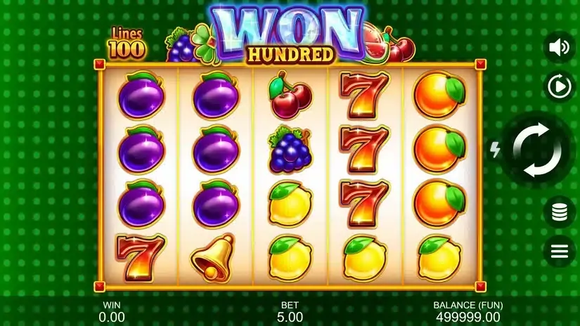 Won Hundred slot screenshot 1