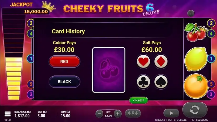 Cheeky Fruits 6 Deluxe slot screenshot 