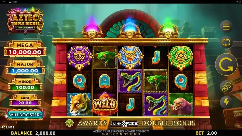 Aztec Triple Riches Power Combo slot screenshot