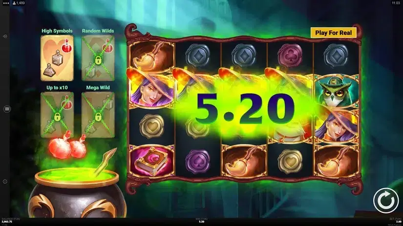Witch Feature slot screenshot 3