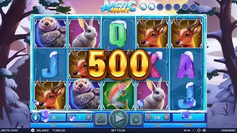 Arctic Hunt slot screenshot 2