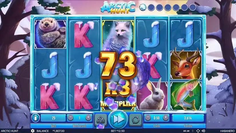 Arctic Hunt slot screenshot 3