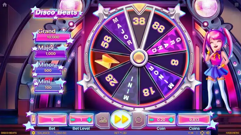 Disco Beats slot screenshot 5