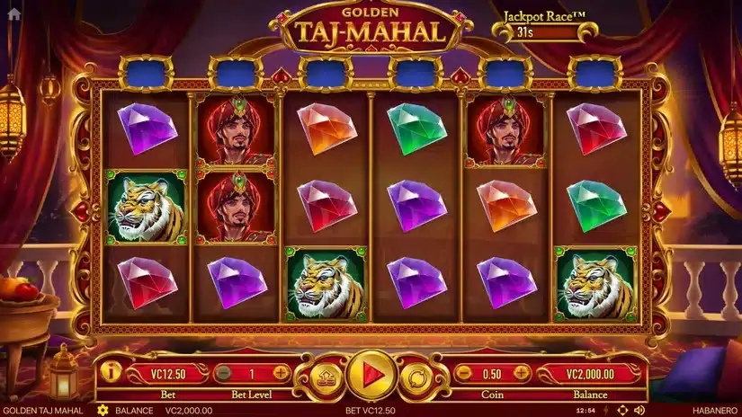 Golden Taj Mahal slot screenshot 