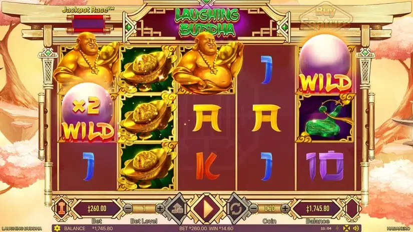 Laughing Buddha slot screenshot 