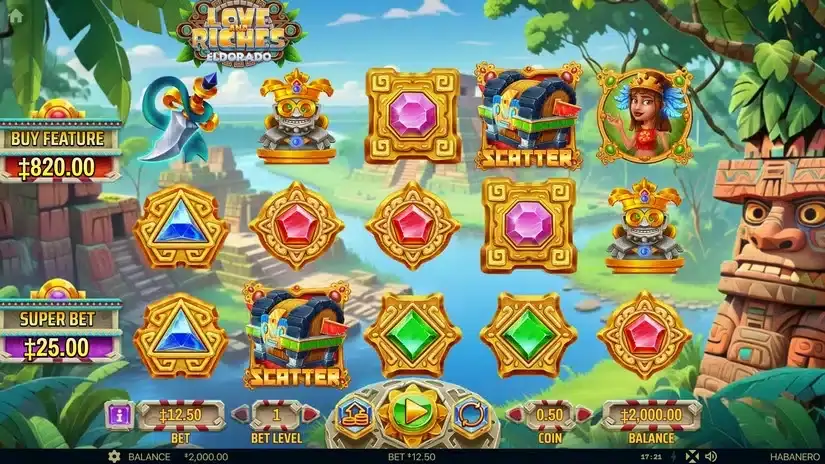 Love And Riches: Eldorado slot screenshot