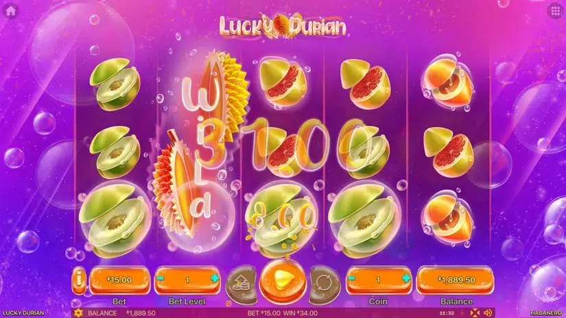 Lucky Durian slot screenshot 4