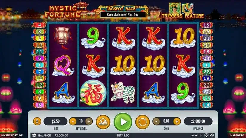 Mystic Fortune slot screenshot 1