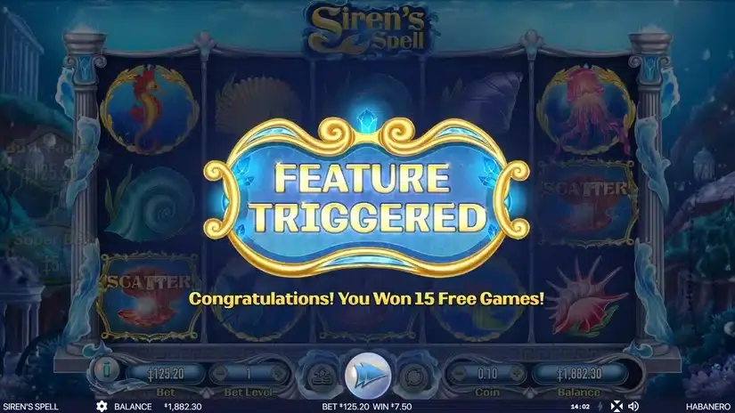 Siren’s Spell slot screenshot 4