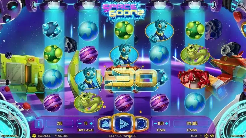 Space Goonz slot screenshot 5