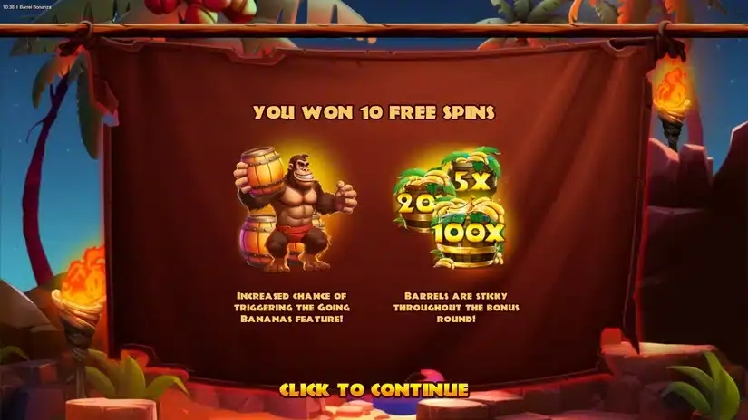 Barrel Bonanza slot screenshot 5