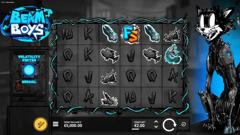 Beam Boys slot screenshot 