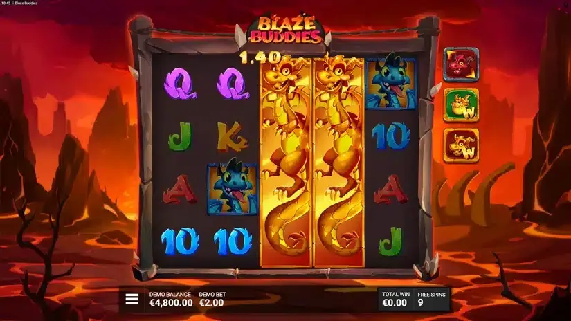 Blaze Buddies slot screenshot 5
