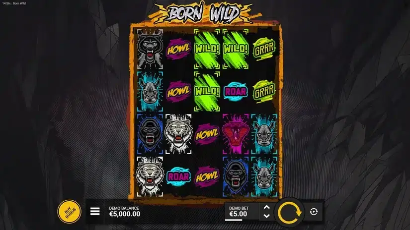 Born Wild slot screenshot 
