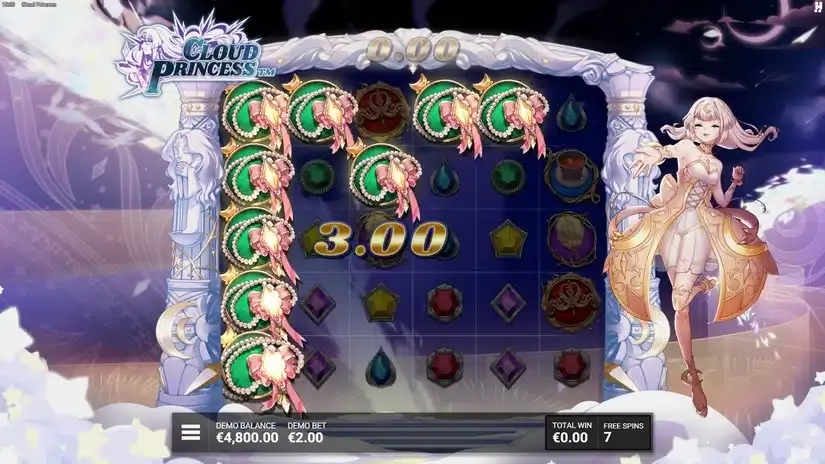 Cloud Princess slot screenshot 4