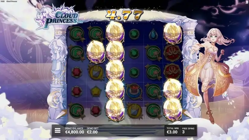 Cloud Princess slot screenshot 5