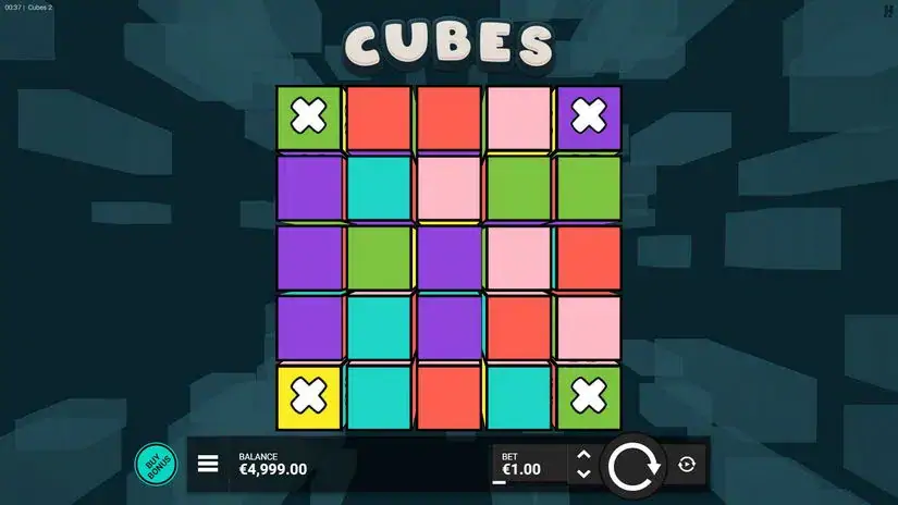 Cubes 2 slot screenshot 