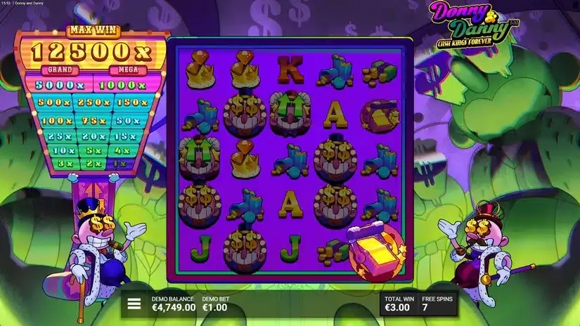 Donny And Danny slot screenshot 4