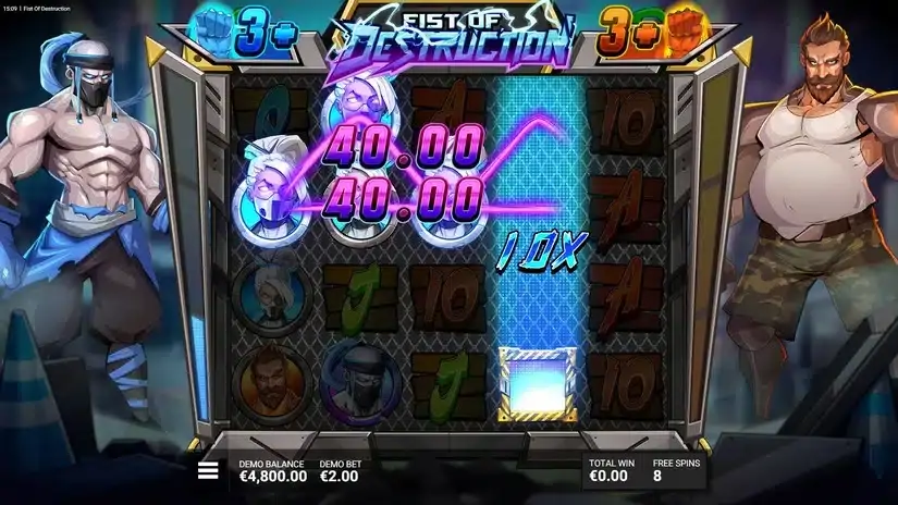 Fist of Destruction slot screenshot 4