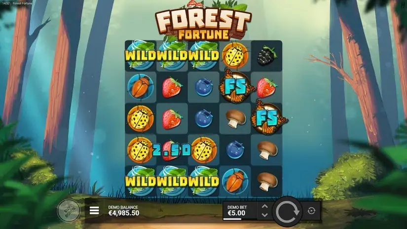 Forest Fortune slot screenshot 2