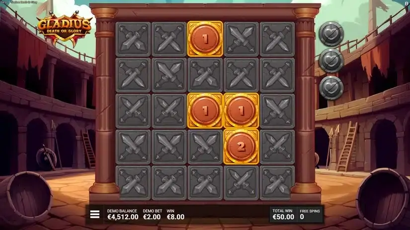 Gladius Death or Glory slot screenshot 5