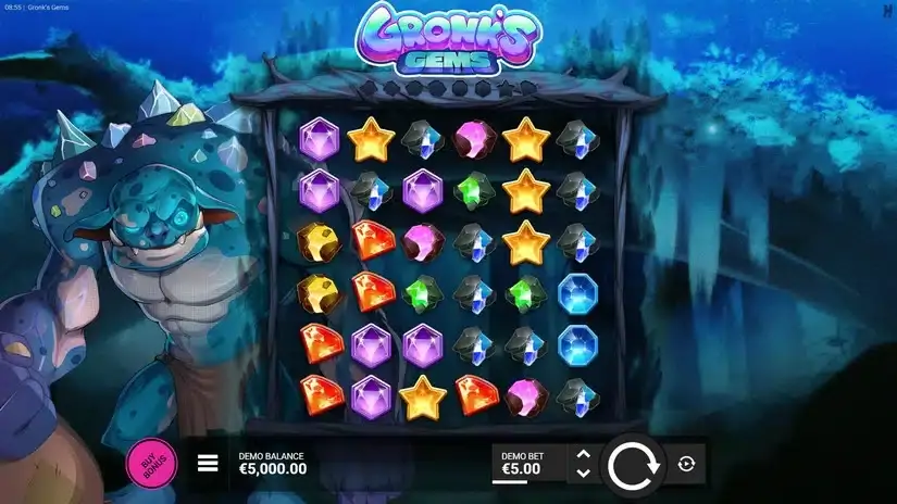 Gronk’s Gems slot screenshot 2