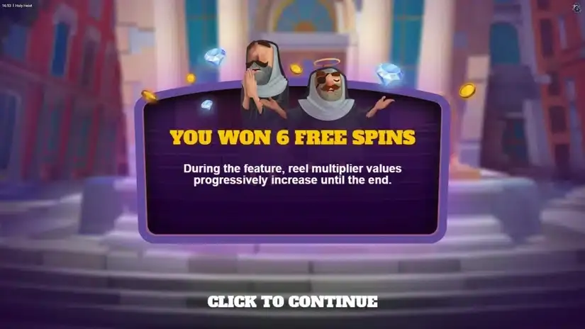 Holy Heist slot screenshot 3